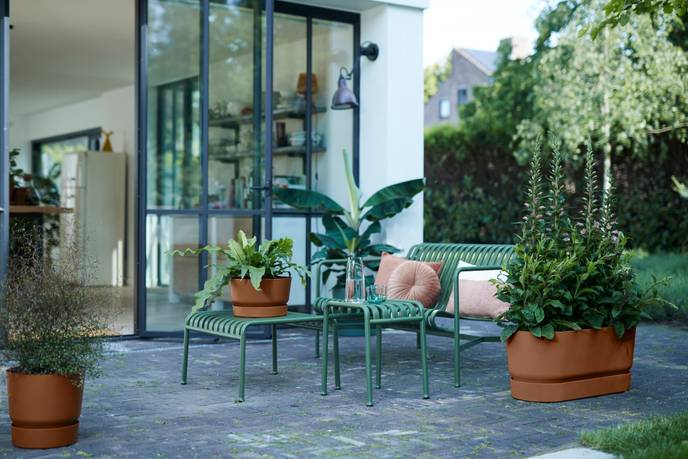 greenville round 25cm ginger brown